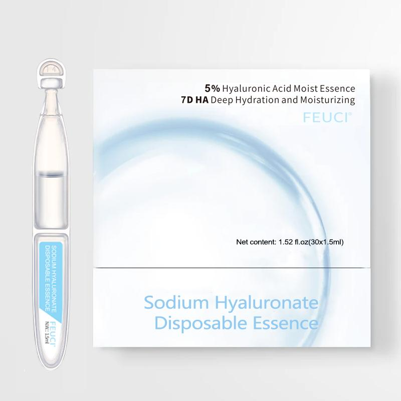Ultra-Hydrating Serum -Vegan | 5% Hyaluronic Acid Glass Skin Single-Use Vials Skincare Comfort skin firming eyecream