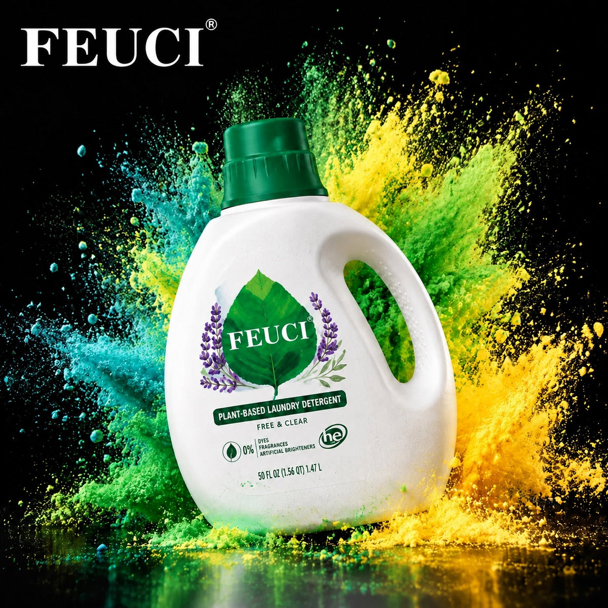 FECUI Concentrated Laundry Detergent – Powerful Cleaning for Fresh, Clean Clothes