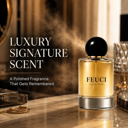 FECUI Eau de Parfum, Luxury Signature Fragrance , Long-Lasting Everyday Perfume Spray for Confidence, Elegance & Night Out