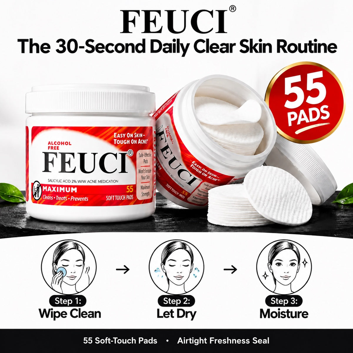 FECUI Pet Cleansing Pads – Pre-Moistened Wipes for Gentle Everyday Cleaning